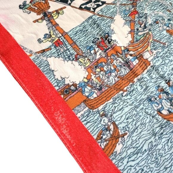 Vintage Wheres Waldo Pirate Beach Towel by R.A. Briggs - Picture 2 of 6